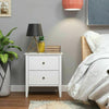 2Chest of Drawer Bedside Cabinet Bedroom Table Storage Bedroom Furniture White