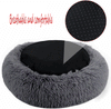 M-XL Soft Plush Comfy Calming Dog Bed Self-Warming Fluffy Anti Anxiety Donut Bed