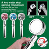 High Pressure Shower Head 360 Rotated Water Saving Hand Spray with Small Fan UK