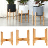 Small DIY Bamboo Plants Display Stand Wooden Plant Stand Shelf Storage Rack