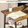 Industrial Style Small Computer Desk Kids Home Office Laptop PC Table Metal Desk