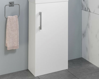 Bathroom Vanity Unit Only Furniture 400mm Gloss White