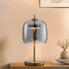 LED Glass Table Lamp Study Office Desk Lighting Bedside Lampshade Night Light