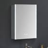 500x700mm LED Bathroom Mirror Cabinet with Shaver Socket Touch Sensor Demister