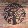 Tree of Life, Black Wall Art, Hanging Plaque, Garden Decoration, 99cm