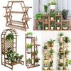 Gigantic Plant Stand Stepped Upright Home Garden Book Flower Shelves Robust Plan