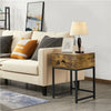 Bedside Table Side Table Nightstand 1-Drawer Table for Living Room/Bedroom