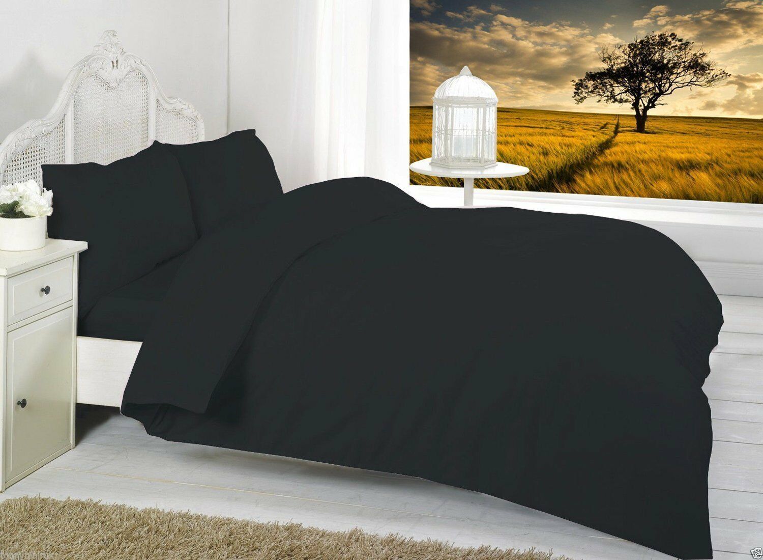 Luxury Duvet Quilt Cover Sets Cotton Blend King Double Single Super 40% off RRP