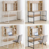 Large Computer PC Desk Dressing Table with Shelves Bookshelf Study Work Station