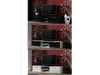 High Gloss WHITE TV Cabinet Stand Entertainment Unit 2 Doors | Modern Design