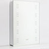 60 LED Bathroom Mirror Cabinet 70*50cm Illuminated Sensor Shaver Socket Demister