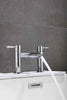 Waterfall Bathroom Tap Chrome Basin Mixer Bath Filler Shower Deck Tap Faucet Set
