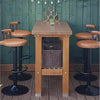 2PCS Bar Stools Swivel Bar Stool Comfortable Chair Seat Garden Shed Pub Leisure