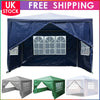 3x3m Party Tent Marquee Gazebo Garden Patio Wedding Canopy Waterproof Heavy Duty