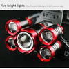 900000LM SUPER BRIGHT 5X T6 LED Headlamp Headlight Flashlight Head Torch Camping