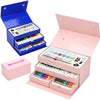 54 Pieces Kids Art Artist Set In A Box With Drawers Pens Pencils Crayons Paints