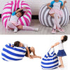 EXTRA LARGE Stuffed Animal Toy Storage Bean Bag Bean Cover Soft Seat M L