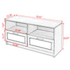 Modern Small TV Unit Cabinet Stand Entertainment Lowboard Livingroom Furniture