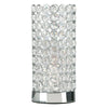 Modern Touch Table Lamp 23cm Genuine Crystal Dimmer Chrome Lounge Light Home