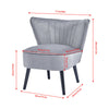 Occasional Dining Chair Sofa Chair Living Room Bedroom Fireside Wing back Grey