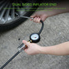 220 PSI Tyre Pressure Gauge Inflator Air Line Pump Car Truck Bike Meter Tester