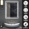 500X700 IP45 Waterproof Touch Control Light LED Illuminated Bathroom Mirror UK