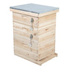 3 Tiers Langstroth Beehive Box Wooden Hive Frames Beekeeping Honey Brood Box