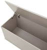 Panama Ottoman Storage bench Unit Grey ideal for bedding and blankets