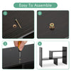 Adjustable Bookshelf Bookcase Desk Storage Shelf Organizer Display Rack Holder