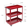 Rolling 3 Tier Tools Storage Trolley Cart Workshop Garage Organizer Shelf Rack