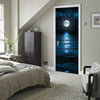 Moon and Stars Door Mural Self-Adhesive Stickers with European Standard Size 88x
