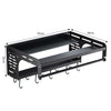 2 Tier Microwave Oven Shelf Wall Mounted Kitchen Storage Rack Stand Organizer