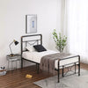 Single Double Bed Solid 3FT 4FT6 Metal Beds Frame Modern Bedroom Furniture