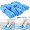 100/500pc Disposable Shoe Cover Anti Slip Plastic Cleaning Overshoes Boot Safety