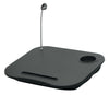 Laptop Tray Lap Desk Cushioned Portable Computer Reading LED Light Work Station
