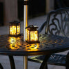 Waterproof LED Solar Powered Hanging Lantern Lights Outdoor Garden Table Lamp
