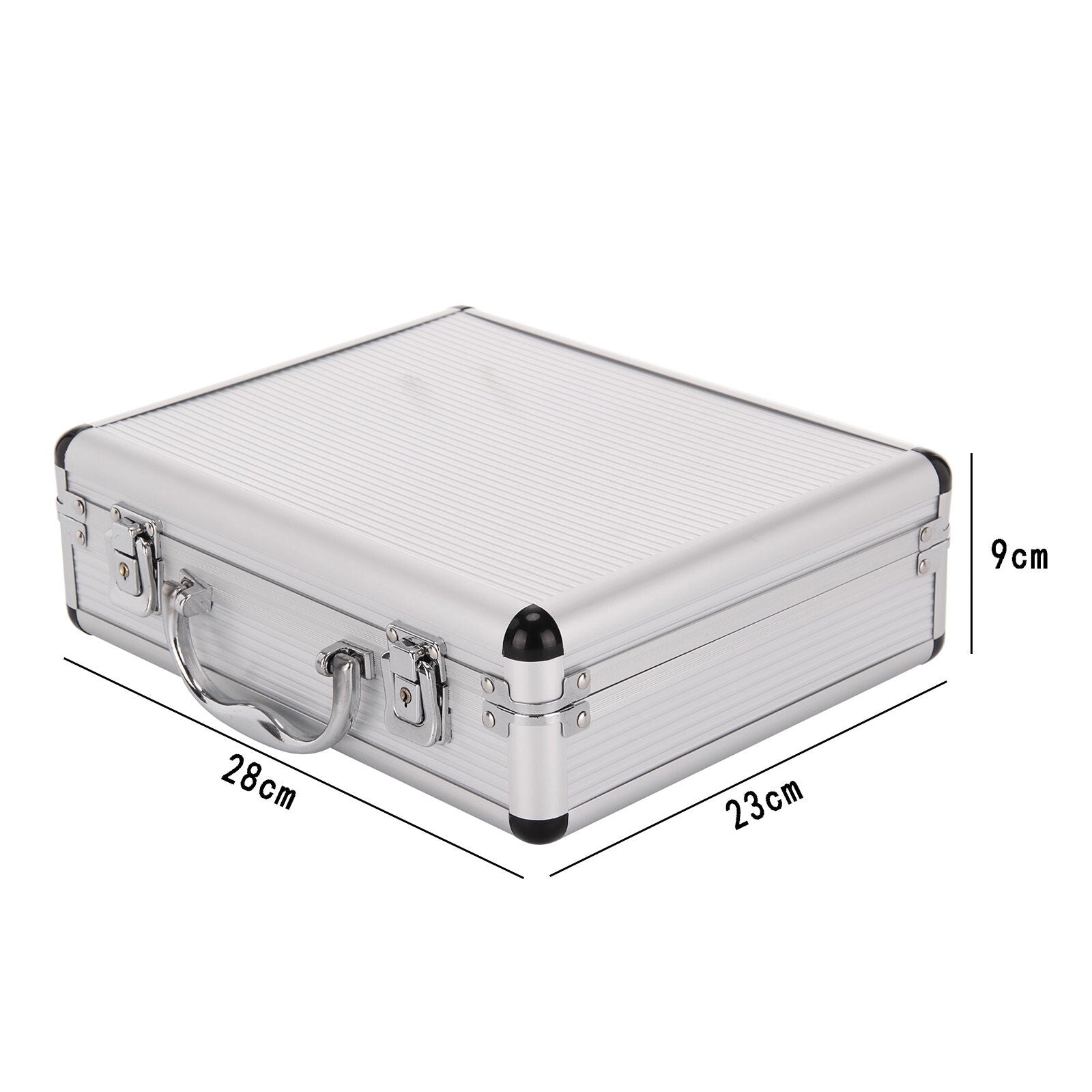 Large Hard Aluminium Flight Case Foam Lockable Tool Camera Gun Storage Carry Box