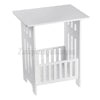 White Bedside Table Cabinet Side End Table Tea Coffee Lamp Plant Stand Organizer
