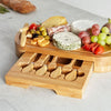 Oval Bamboo Cheese Board Set