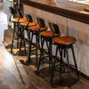 1x Breakfast Bar Stools Seat Industrial Retro Vintage Kitchen Dining Chair Wood