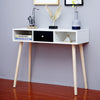 Modern Side Table 1 Drawer Hallway Side End Dressing Table Desk Furniture White