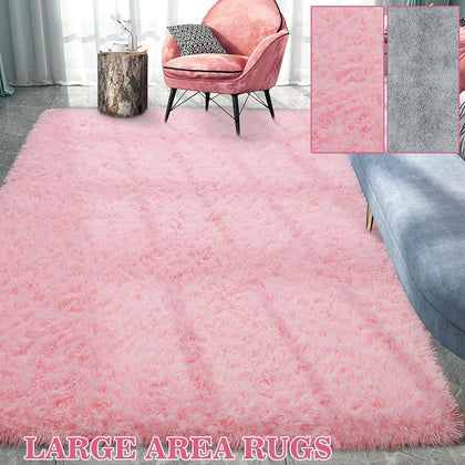 Large Extra Large Small Shaggy Rugs Modern Fluffy Runner For Living Room Bedroom