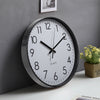 Wall Clock Illuminated / Solid Numerals Silent Retro Chic Decor 12-13inch Clocks