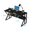 PC Computer Desk Home Office Study Desk Writing Table Workstation W/Shelf UK