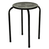 Metal Stool Stacking Dining Living Room Kitchen Breakfast Seating Stackable Seat