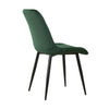2× Modern Kitchen Dining Chairs Velvet Padded Seat Office Living Room Chair Set