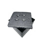 Crushed Velvet Diamante Storage Ottoman Seat Box Pouffee Foot Stool Crush Cubed