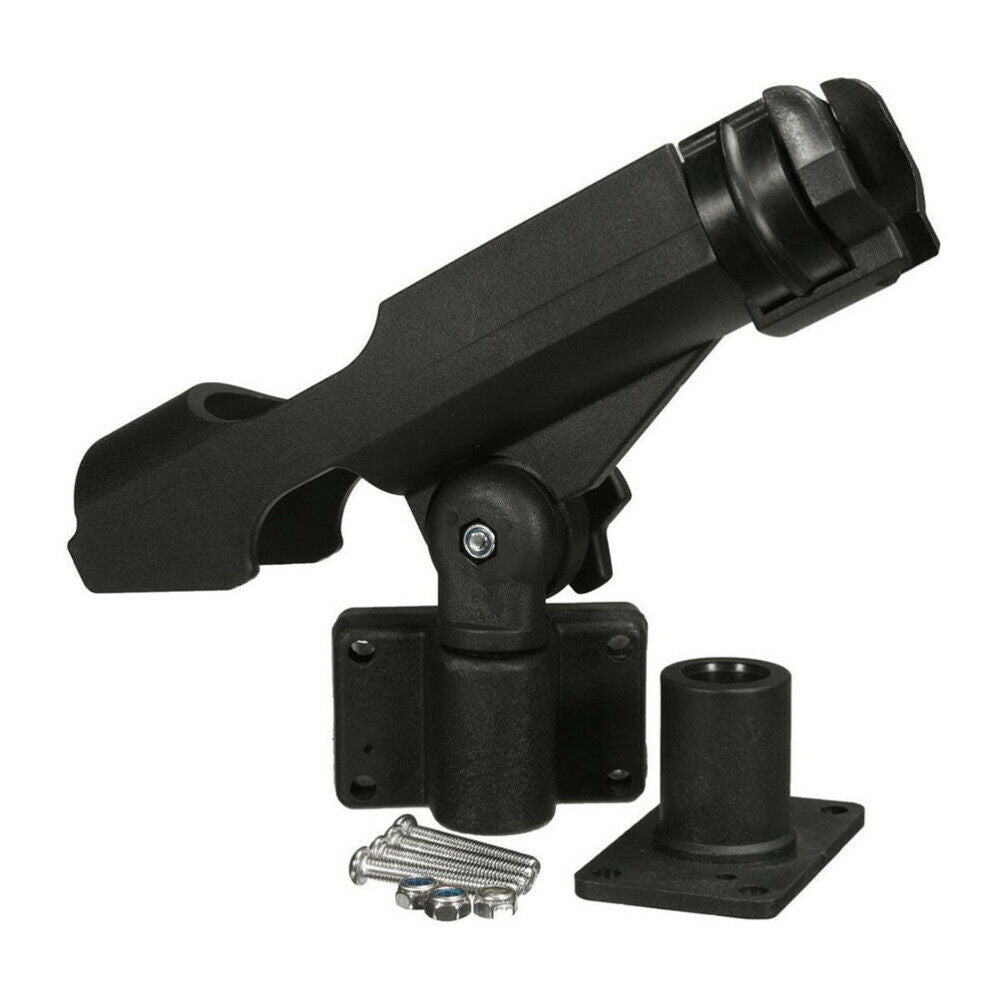 2PCS Fishing Rod Holder Adjustable 360 Degree Rack Stand For Boat Kayak Yacht A