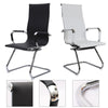 CHROME CANTILEVER FIXED BASE OFFICE CHAIR COMPUTER DESK MEETING ROOM HIGH BACK