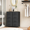 8 Drawers Dresser Tower Organizer Fabric Storage Chest of Drawers Metal Frame